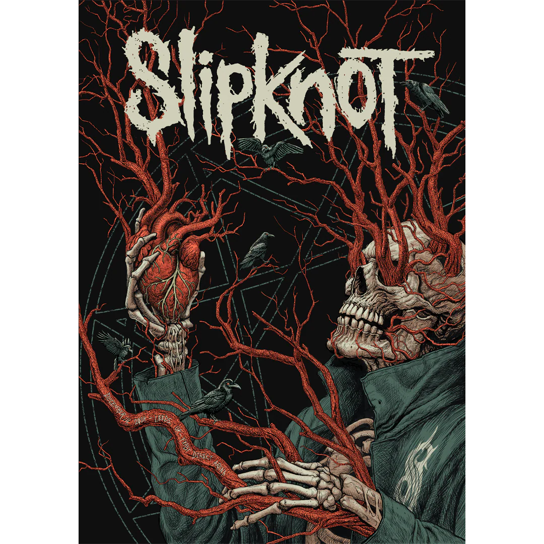 2024 Limited Edition Tour Poster – Leeds - Slipknot Official UK Store