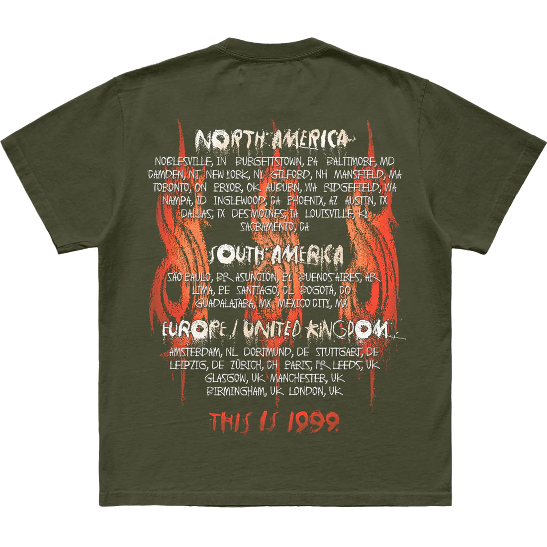 Slipknot - Retro 99 Tour T-Shirt