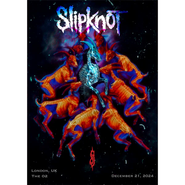 Slipknot - 2024 Limited Edition Tour Poster – London Night 2