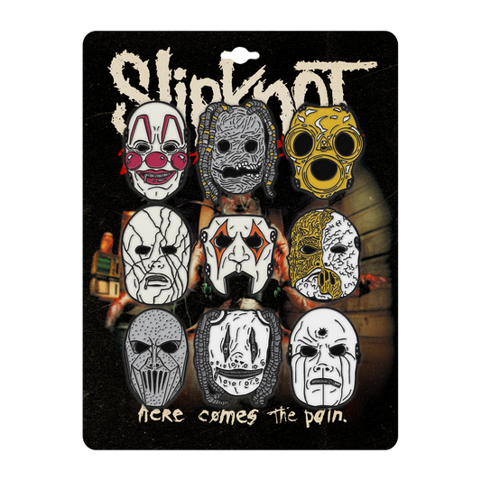 Mask Enamel Pin Set