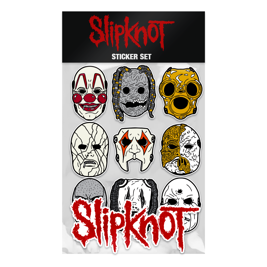 2024 Tour Sticker Set Slipknot UK