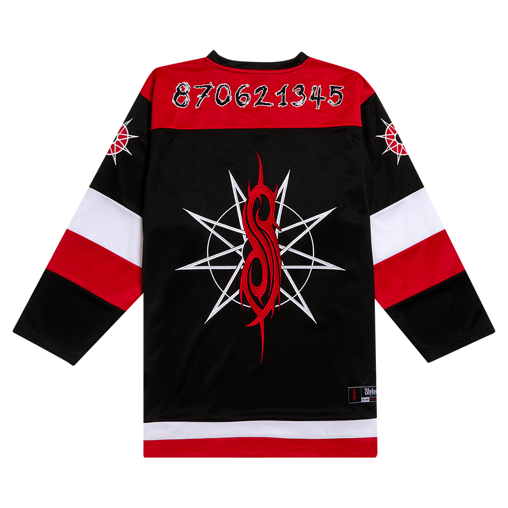 Slipknot - 9 Point Star Hockey Jersey