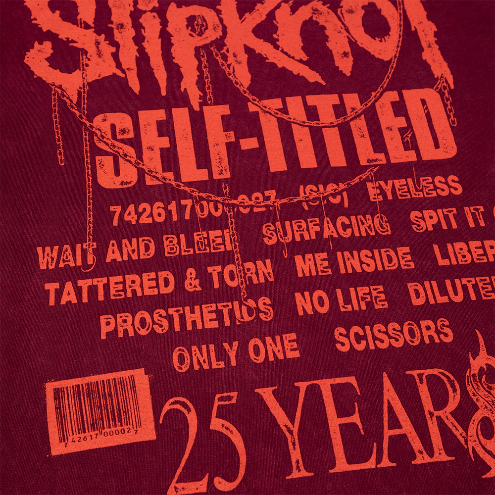 Slipknot - Self Titled 25 Years T-Shirt