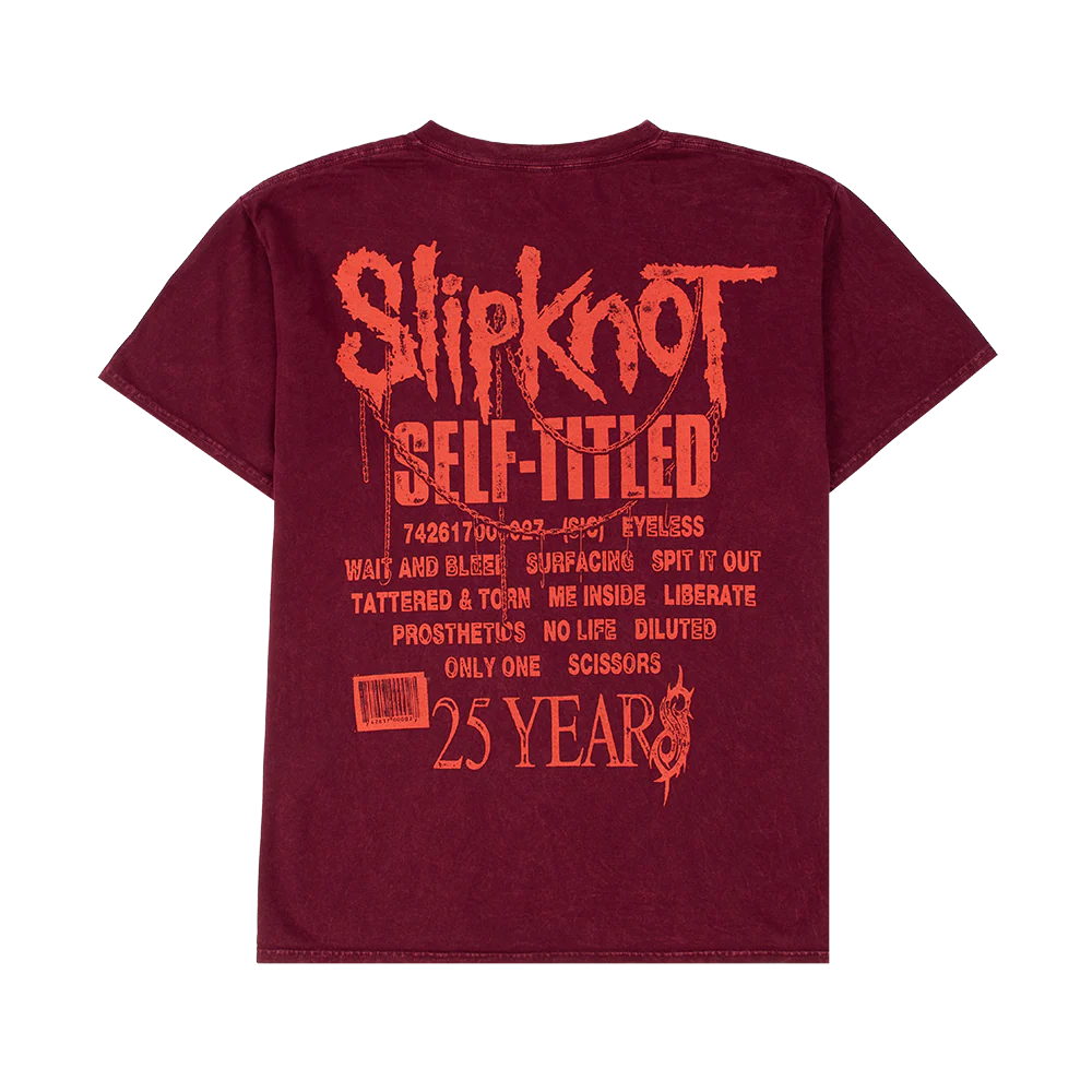 Slipknot - Self Titled 25 Years T-Shirt