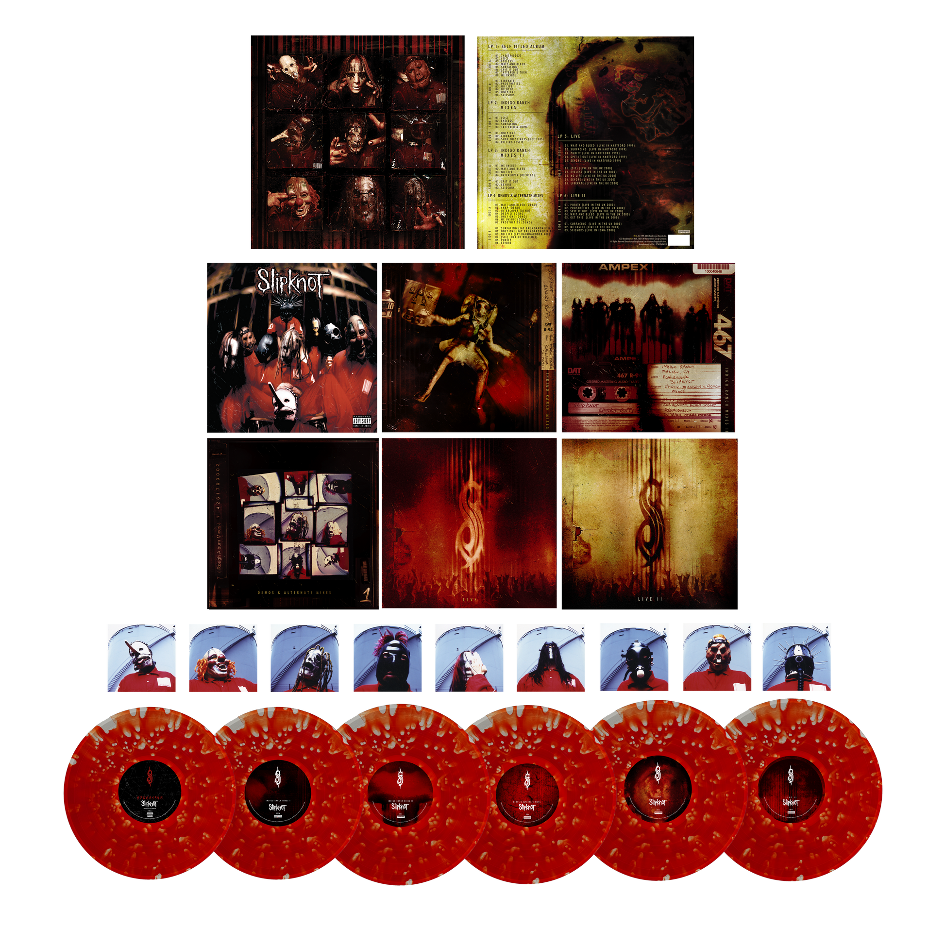 slipknot アルバム　9枚　まとめ売り Slipknot Album 9 CD まとめ売り Slipknot 9.0 Live: Slipknot
