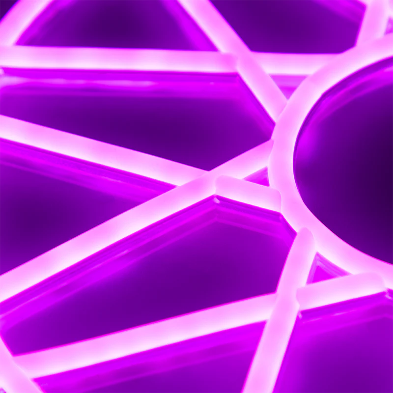 Slipknot - 9 Point Purple LED Sign