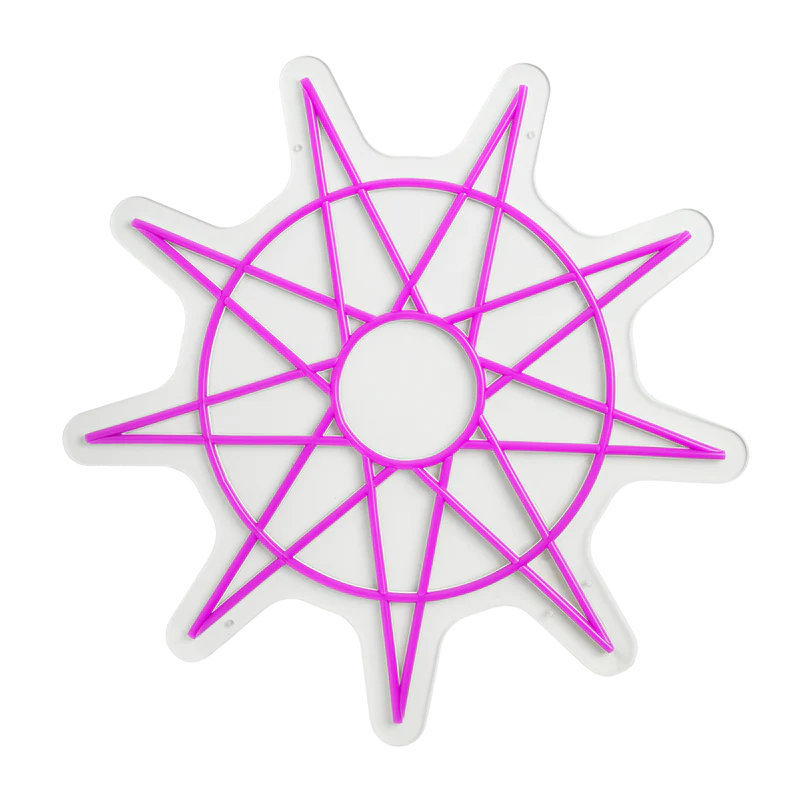 Slipknot - 9 Point Purple LED Sign