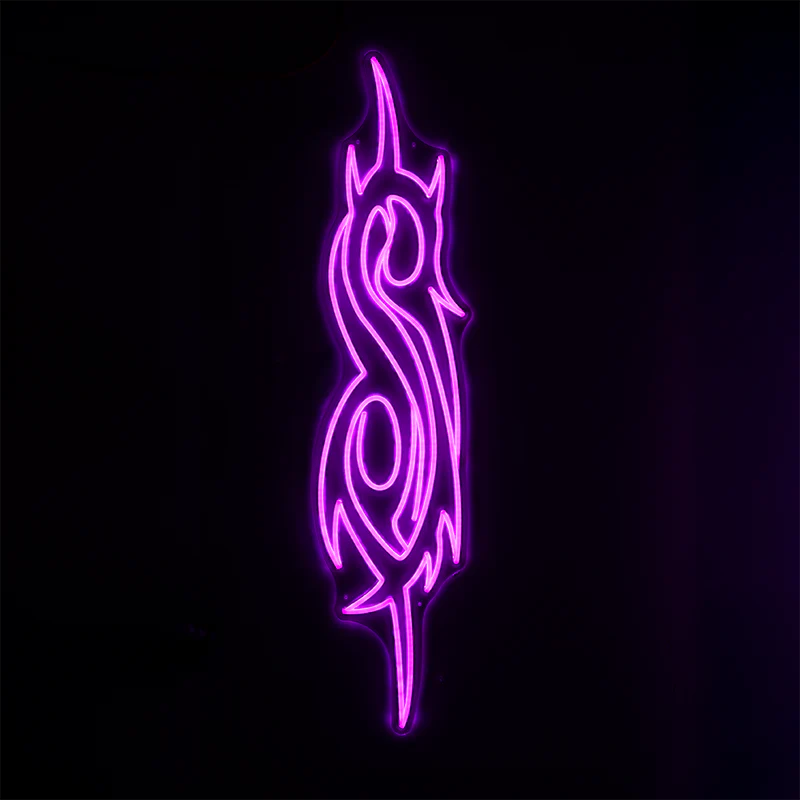 Slipknot - Tribal S Purple LED Sign