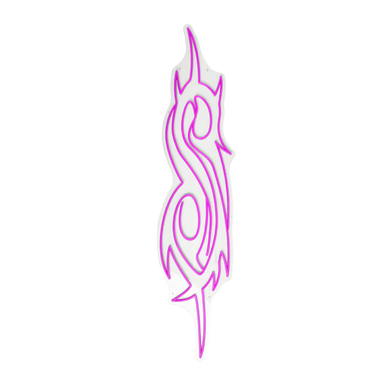 Slipknot - Tribal S Purple LED Sign