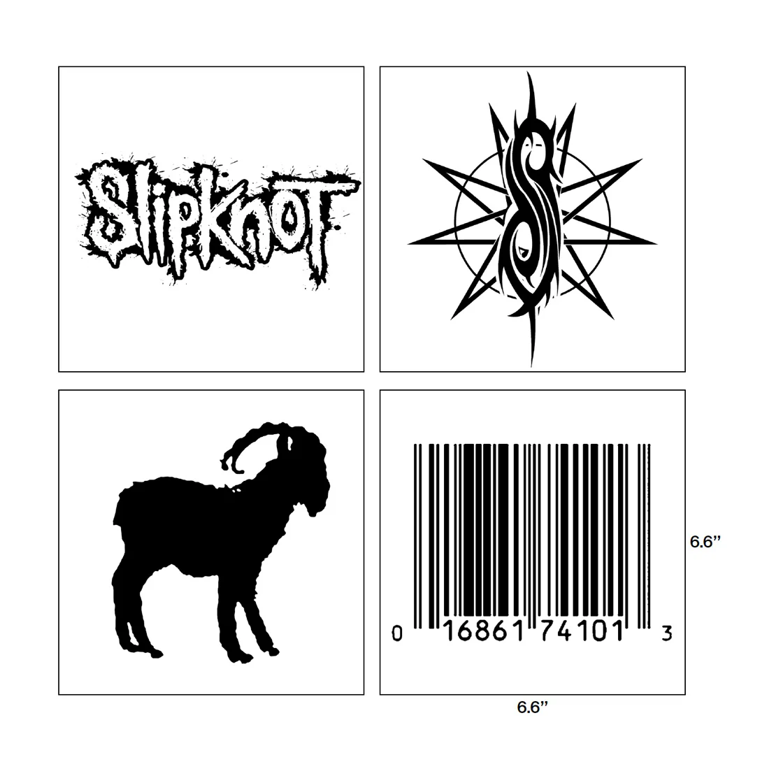 Slipknot - Logo Window Clings