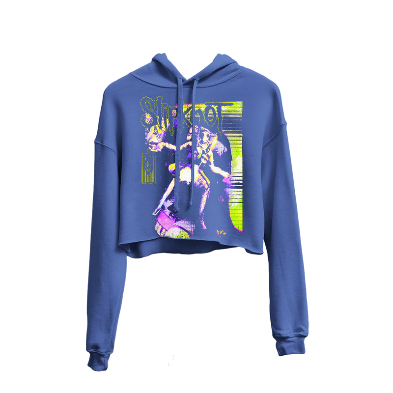 Inlay Cropped Hoodie