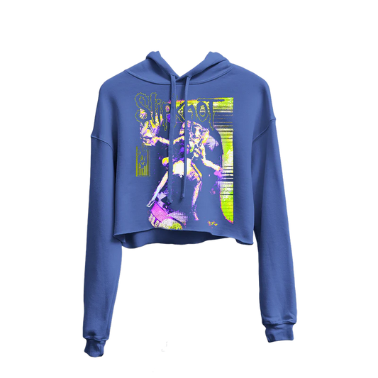 Inlay Cropped Hoodie