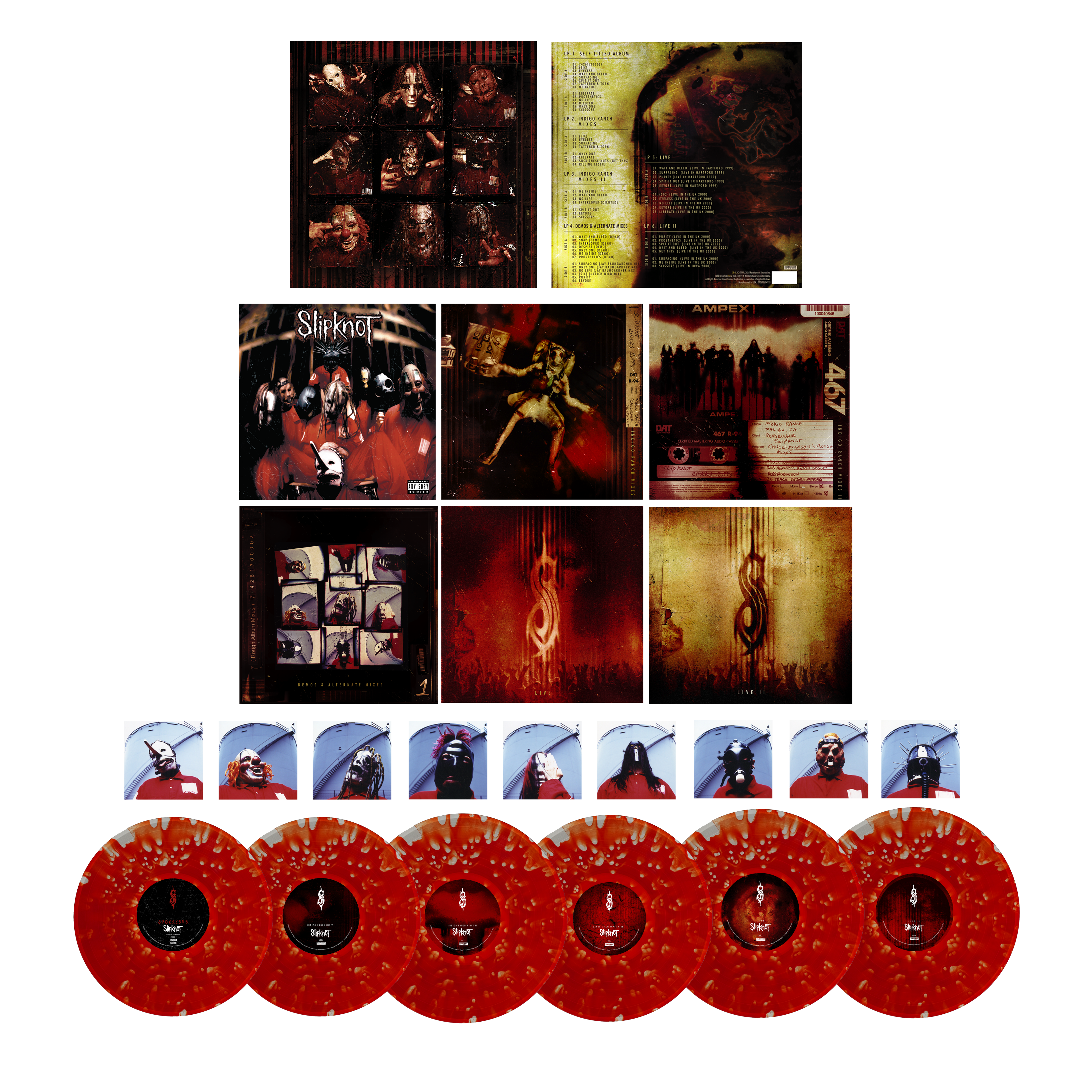 Slipknot - Slipknot 6LP (25th Anniversary Blood Splatter Boxset)