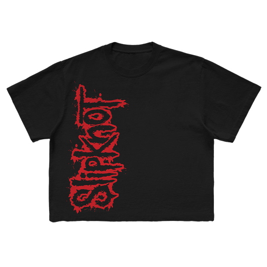 LOGO + 9 POINT STAR CROP TOP