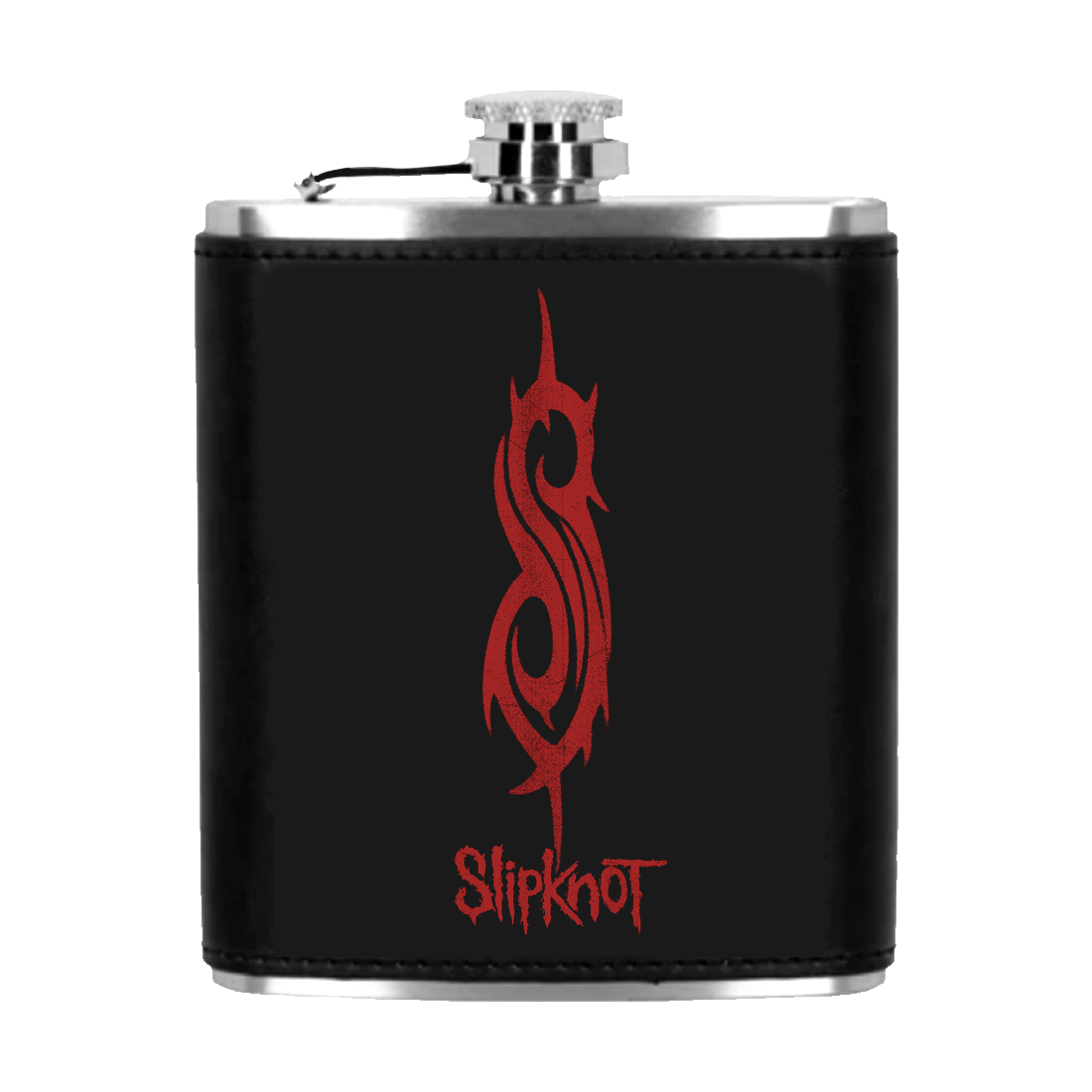 Slipknot Logo Black Flask