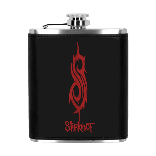 Slipknot Logo Black Flask