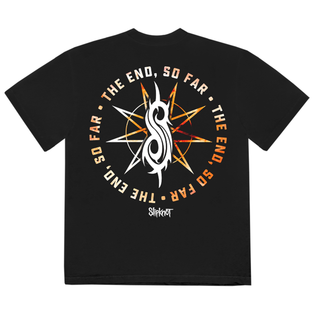 THE END, SO FAR LOGO T-SHIRT