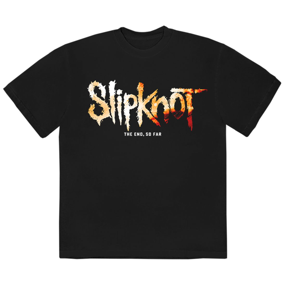 THE END, SO FAR LOGO T-SHIRT